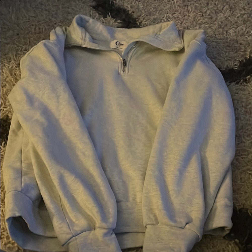 ZYIA Blue Crew Neck Sweater Soft Cozy Fit